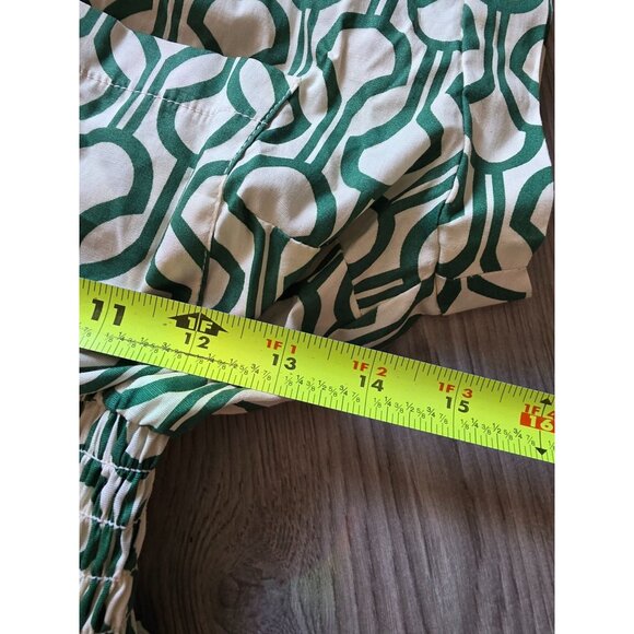 Monteau Womens Geometric Patterned Cotton Dress L NWT - Picture 6 of 7